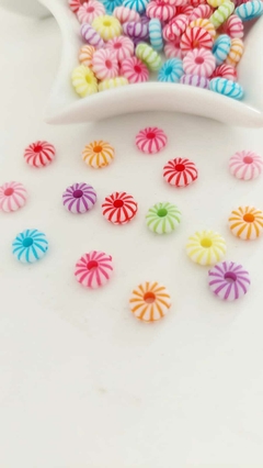 Entremeio Rosquinhas coloridas - com furo passante - comprar online