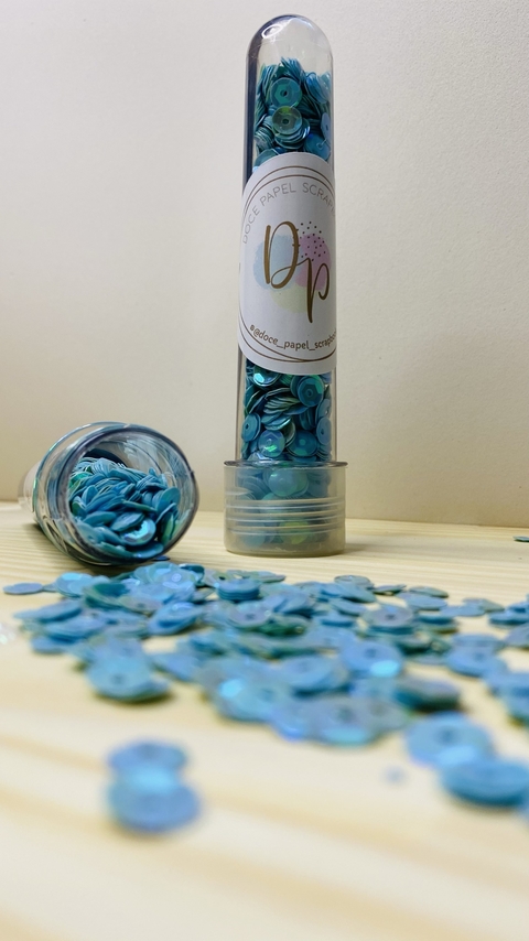 Tubete com Lantejoulas Tifany para shaker box