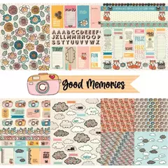 Kit com 6 papéis | Coleção Good Memories | Goodies