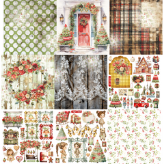 Coleção LIGHTS Papel Bloco 30,5x30,5cm 18 fls 240G - Carina Sartor - Doce Papel Scrapbook