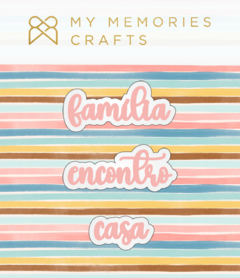 Coleção Minha Casa - Títulos Sobrepostos - My Memories Crafts