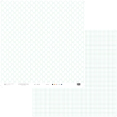 FOLHAS BÁSICAS - COLEÇÃO MY GRID - MY MEMORIES CRAFTS - CORES VARIADAS - Doce Papel Scrapbook