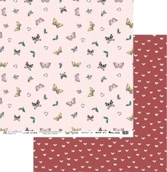 Imagem do Kit com 6 Folhas da Coleção My Love - My Memories Crafts