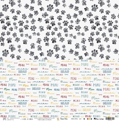 PAPEL VEGETAL PARA SCRAPBOOK - COLEÇÃO MEUS PETS - MY MEMORIES CRAFTS