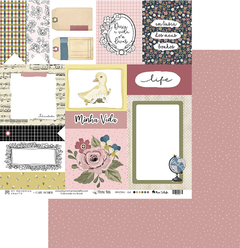 KIT DE FOLHAS - 6 UNIDADES - MINHA VIDA - MY MEMORIES CRAFTS - loja online