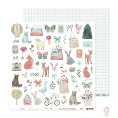 Imagem do Kit de Papéis com 9fls - Coleção Terra dos Sonhos - Juju Scrapbook