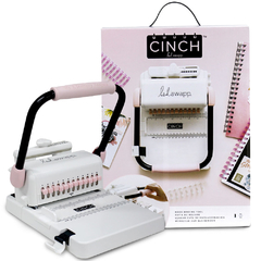 Encadernadora The Cinch WeR Memory Keepers - Heidi Swapp Furo Quadrado Rose