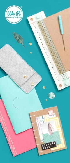 Ferramenta para costura e encadernação manual - Book Binding Guide - WeR - Doce Papel Scrapbook