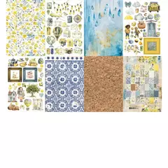 Coleção PICCOLI – Papel Bloco 21×30,5cm 20 folhas – 240G - Carina Sartor - Doce Papel Scrapbook