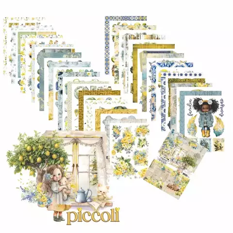 Coleção PICCOLI – Papel Bloco A5 20 folhas – 240G - Carina Sartor