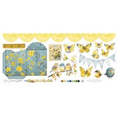 Coleção PICCOLI - Papel Vegetal Recortes 140G - Carina Sartor