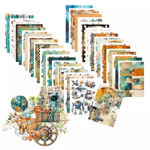Coleção PLAY Papel Bloco A5 20 folhas – 240G - Carina Sartor