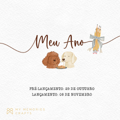 Coleção Meu Ano - Papéis 30,5 x 30,05 com 6fls - My Memories Crafts