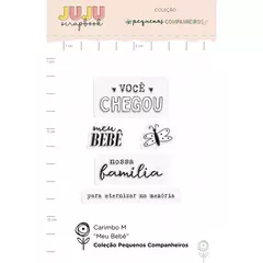 Carimbo M Meu Bebê - Coleção Pequenos Companheiros | JuJu Scrapbook REF: 7908342620944