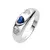 anillo blue heart