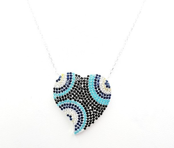 Colgante Blue Heart thumbnail 3