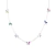 Imagen de Choker de mariposas multicolor