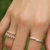 anillo sparkling zigzag - comprar online
