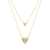 colgante golden heart