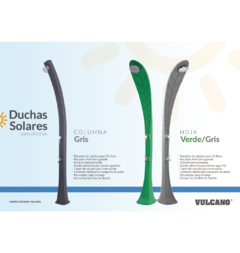 Ducha solar Hoja color verde para piscina