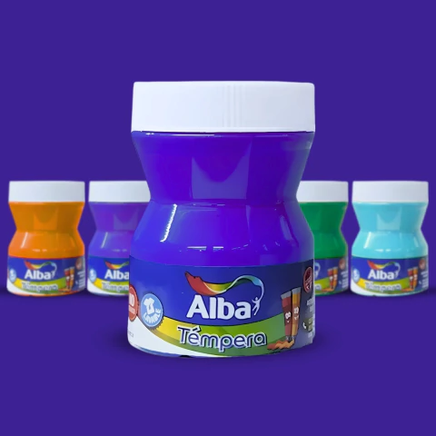 Tempera Alba En Pote Varios Colores 200 Ml