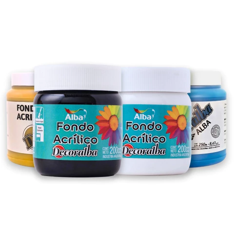 Base Fondo Acrílico Alba En Pote 200 Ml - comprar online