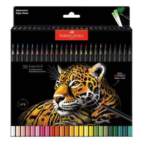 Lapices de color Faber Castell Supersoft en internet