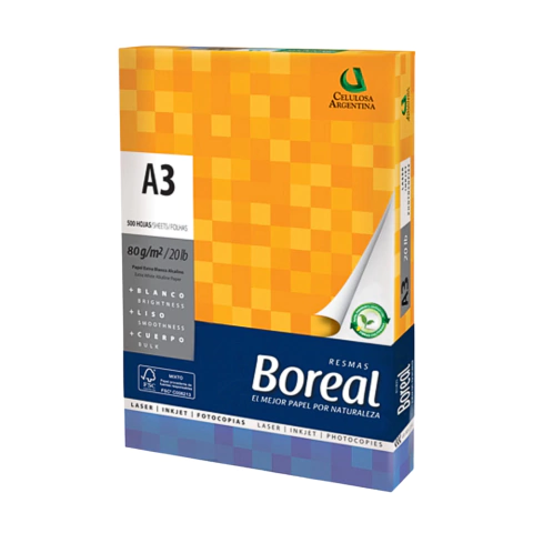 Resma De Papel Boreal 500 Hojas - El Poli Sitio Oficial