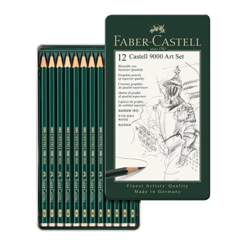 Lapices De Graduacion Faber Castell 9000 X 12 Unidades
