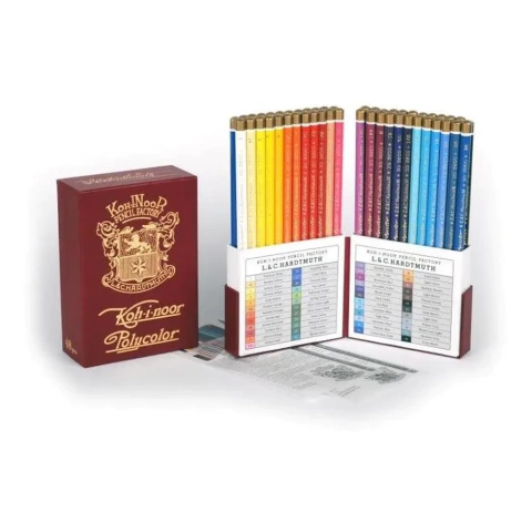 Lapices Koh I Noor Polycolor X48 Caja Retro 3826