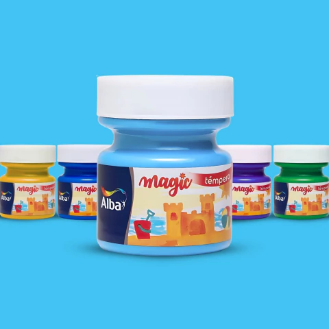 Tempera Alba Magic En Pote Varios Colores 275 Gr