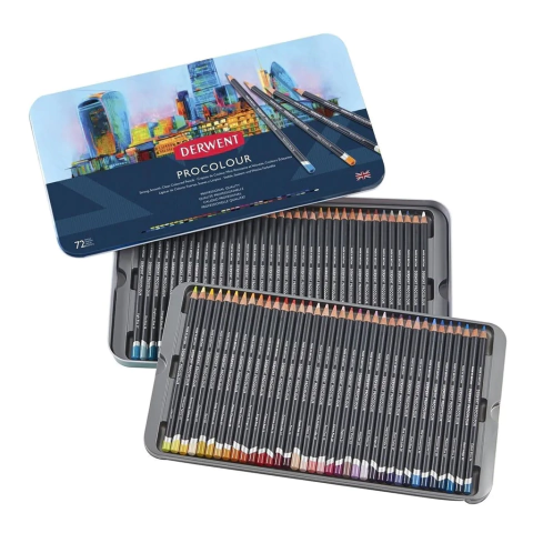 Lapices Procolour Derwent X72 Colores Lata