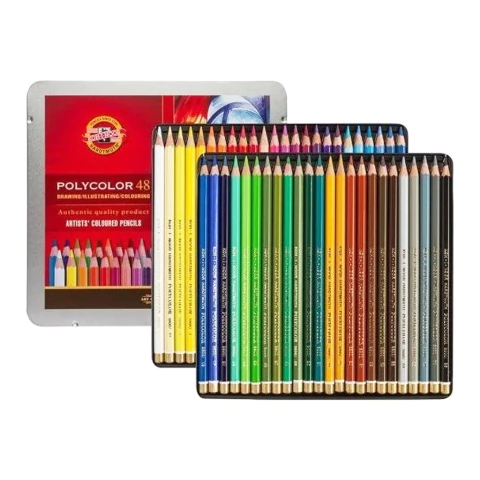 Lapices Koh I Noor Polycolor X48 Lata 3826