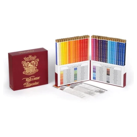Lapices Koh I Noor Polycolor X72 Caja Retro 3827