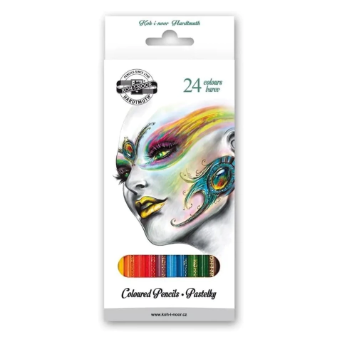 Lapices Escolares Koh I Noor Fantasy Colores X 24