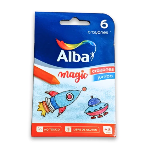 Crayones Gruesos Alba Magic Jumbo - El Poli Sitio Oficial
