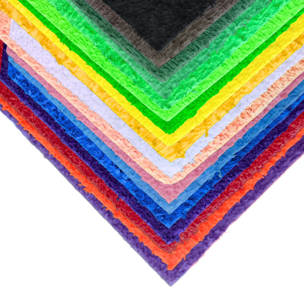 Goma Eva Plush Toalla 42x55c Cm 2 Mm Colores Varios X1 Unidad