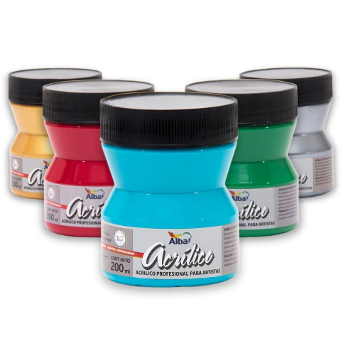 Acrílicos Alba Profesionales En Pote 200 Ml - comprar online
