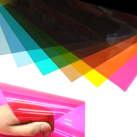 Lamina Celuloide Acetato Transparente Cristal De Color X1 Unidad - comprar online