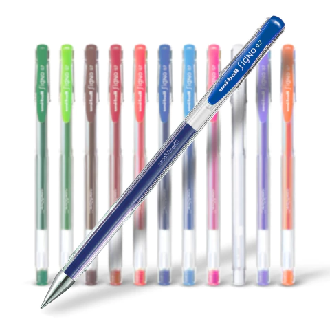 Imagen de Roller De Gel Uni Ball Signo Um 100 Varios Colores