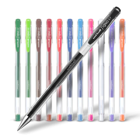 Imagen de Roller De Gel Uni Ball Signo Um 100 Varios Colores