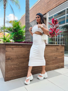 SANDÁLIA CLÉO OFF WHITE - BLAH! STORE