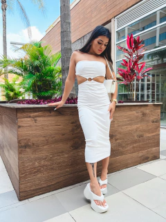 SANDÁLIA CLÉO OFF WHITE - loja online