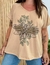 Remera Beige con Strass Diseño WONDER WOMAN N250 - comprar online