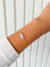 Pulseira Madrepérola Olho Grego - Dourada