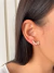Earcuff Gotas Zircônia - Dourado - comprar online