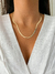 Colar Fita Grossa 45cm - Dourado - comprar online