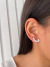 Earcuff Gotas Zircônia - Prata
