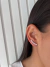 Earcuff Coração de Zircônia - Prata - YSY Acessórios