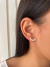 Earcuff Gotas Zircônia - Dourado - YSY Acessórios